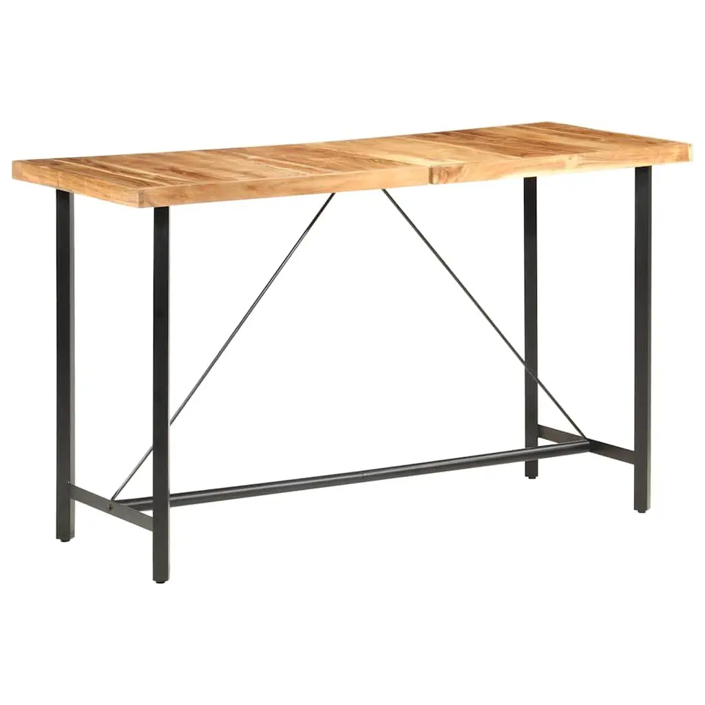9 Piece Bar Set Solid Wood Industrial Style Kitchen Dining Furniture