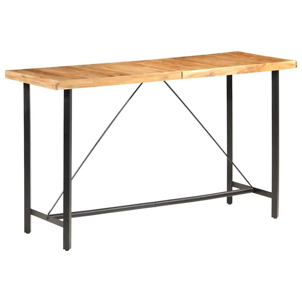 9 Piece Bar Set Solid Wood Industrial Style Kitchen Dining Furniture