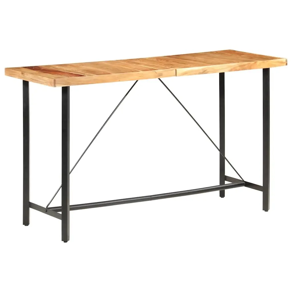 9 Piece Bar Set Solid Wood Industrial Style Kitchen Dining Furniture