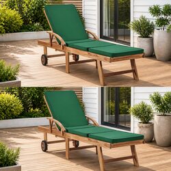 Enjoyable Sun Loungers with Cushions for Your Outdoor Area