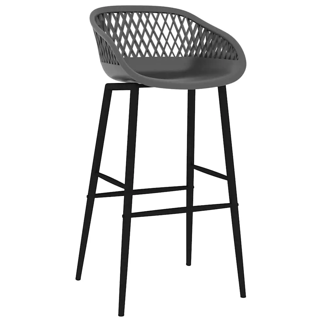 Bar Set 5 Piece Counter Height Table Stools Kitchen Dining Furniture White Grey