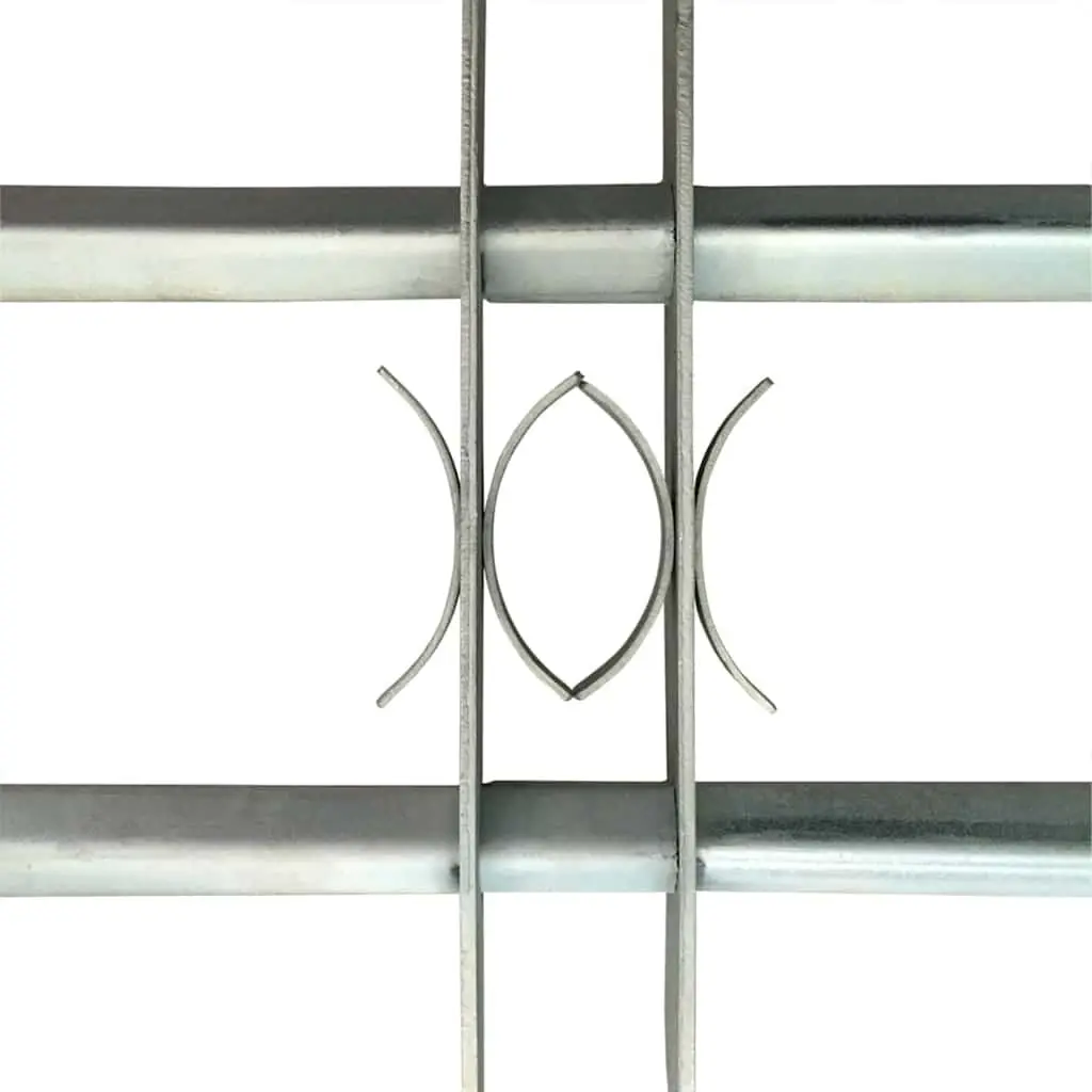 Security Window Grilles Adjustable Galvanised Steel 700-1050mm 2 Pack