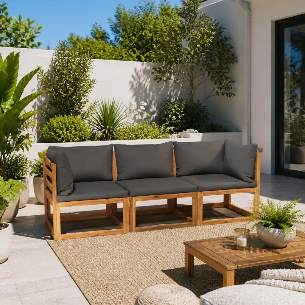 3-Seater Garden Sofa