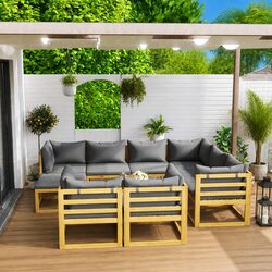Enjoy Comfort with Our 10-Piece Garden Lounge Set