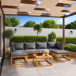 Your New 7 Piece Lounge Set for Outdoor Enjoyment