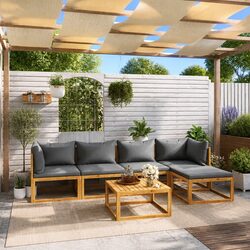 Your Outdoor Oasis Awaits with This 6-Piece Lounge Set