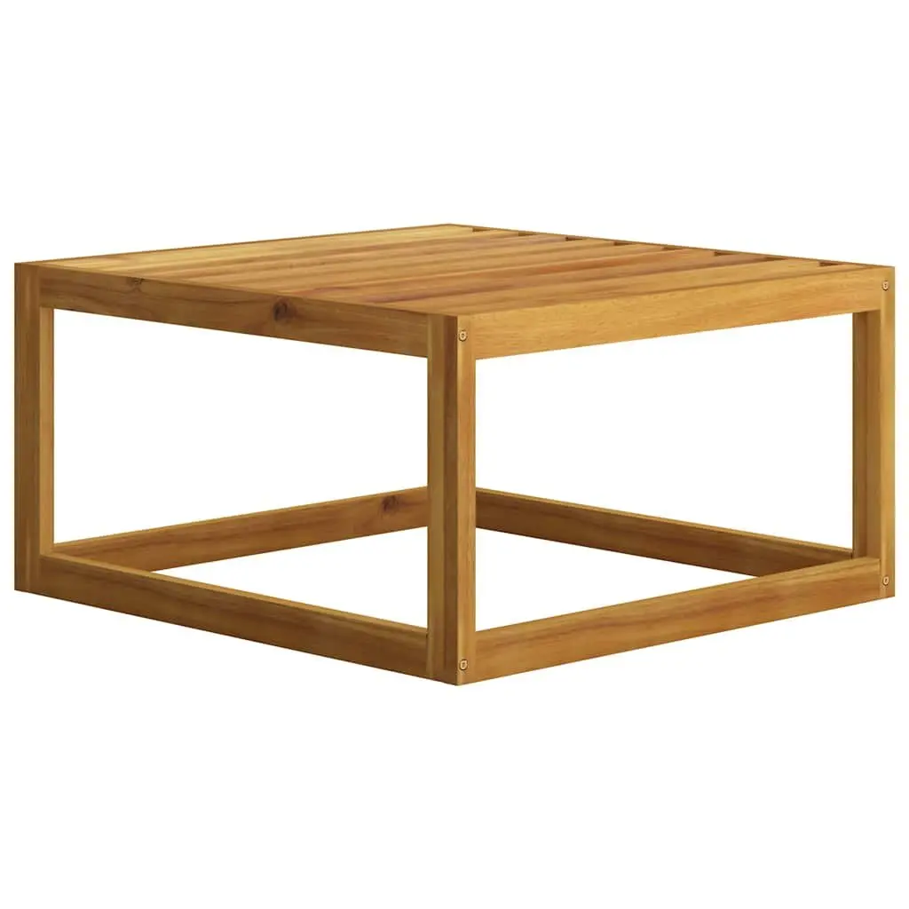 5 Piece Outdoor Garden Lounge Set Solid Acacia Wood Frame Removable Cushions Coffee Table