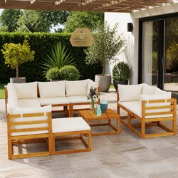 Your Perfect 10-Piece Outdoor Lounge Set Awaits