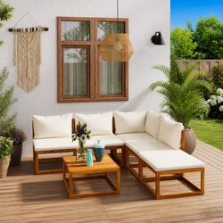 Create Your Perfect Outdoor Oasis with 6 Piece Lounge Set