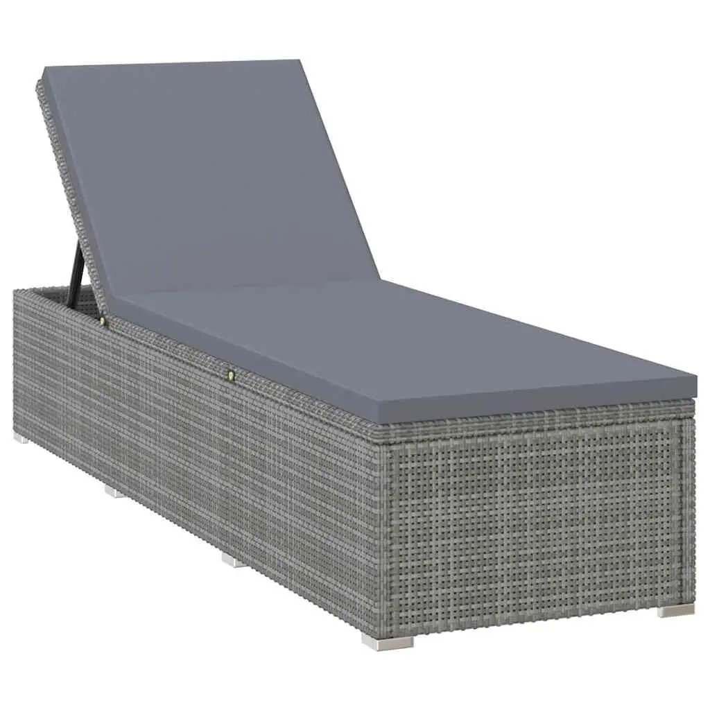 Grey Lounger Set for Outdoors