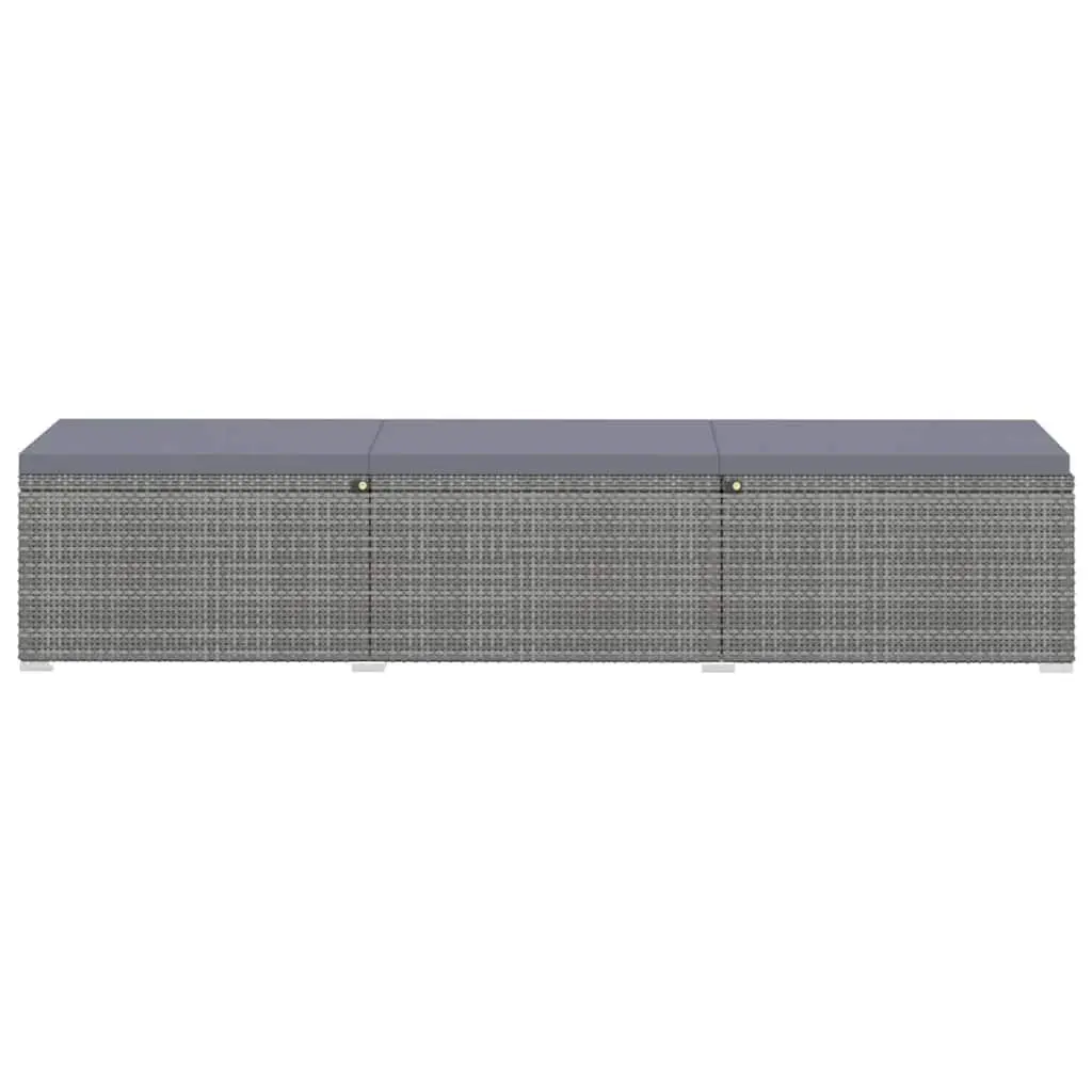 Grey Lounger Set for Outdoors