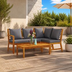 Create a Welcoming Outdoor Space with This Lounge Set