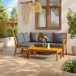 Friendly 4 Piece Garden Lounge Set for Your Home