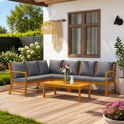 Your New 5 Piece Outdoor Garden Lounge Set in Grey