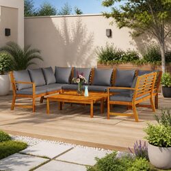 Your New 9 Piece Garden Lounge Set Awaits