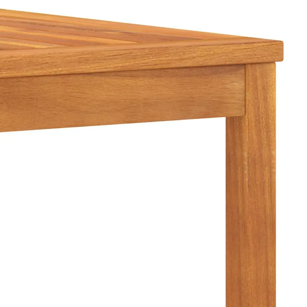 Outdoor Lounge Set Solid Acacia Wood Frame Removable Cushions Coffee Table