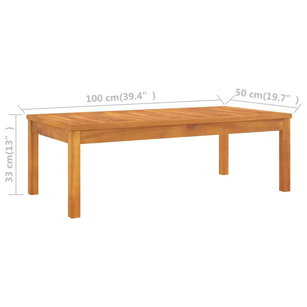 Garden Lounge Set 3 Piece Outdoor Furniture with Cushions Acacia Wood Grey