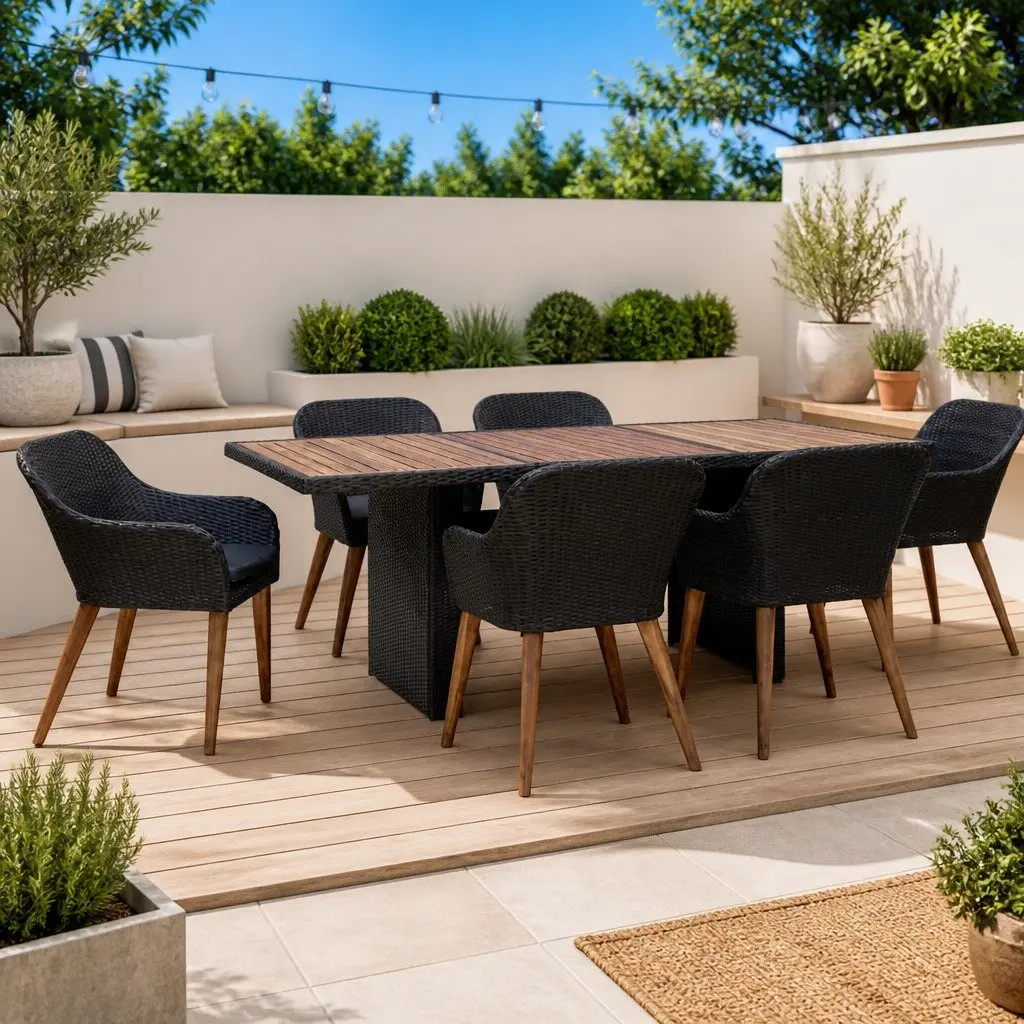 7 Piece Dining Set for Outdoor Fun