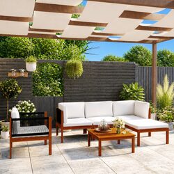 Your Outdoor Oasis: 6 Piece Garden Lounge Set Awaits
