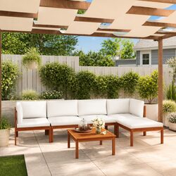 Your Ideal 6 Piece Garden Lounge Set with Cushions