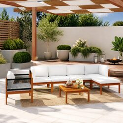 Create a Cozy Outdoor Area with This 7-Piece Set