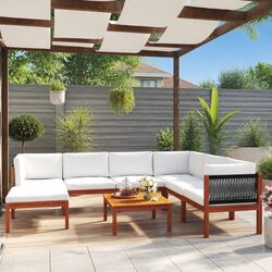 Friendly 8 Piece Garden Lounge Set for Your Outdoor Area