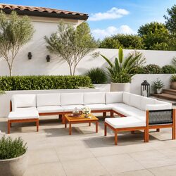 Make Your Outdoor Space Inviting with an 11 Piece Lounge Set