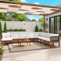 Friendly 9-Piece Garden Lounge Set for Your Patio