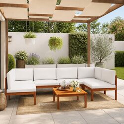Friendly 7 Piece Garden Lounge Set with Comfort in Mind