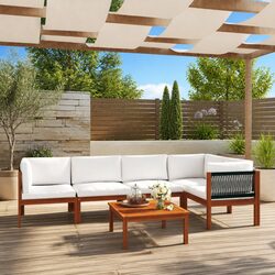 Make Your Outdoors Welcoming with a 6-Piece Lounge Set