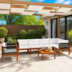 7 Piece Patio Sofa Set: Perfect for You and Your Space