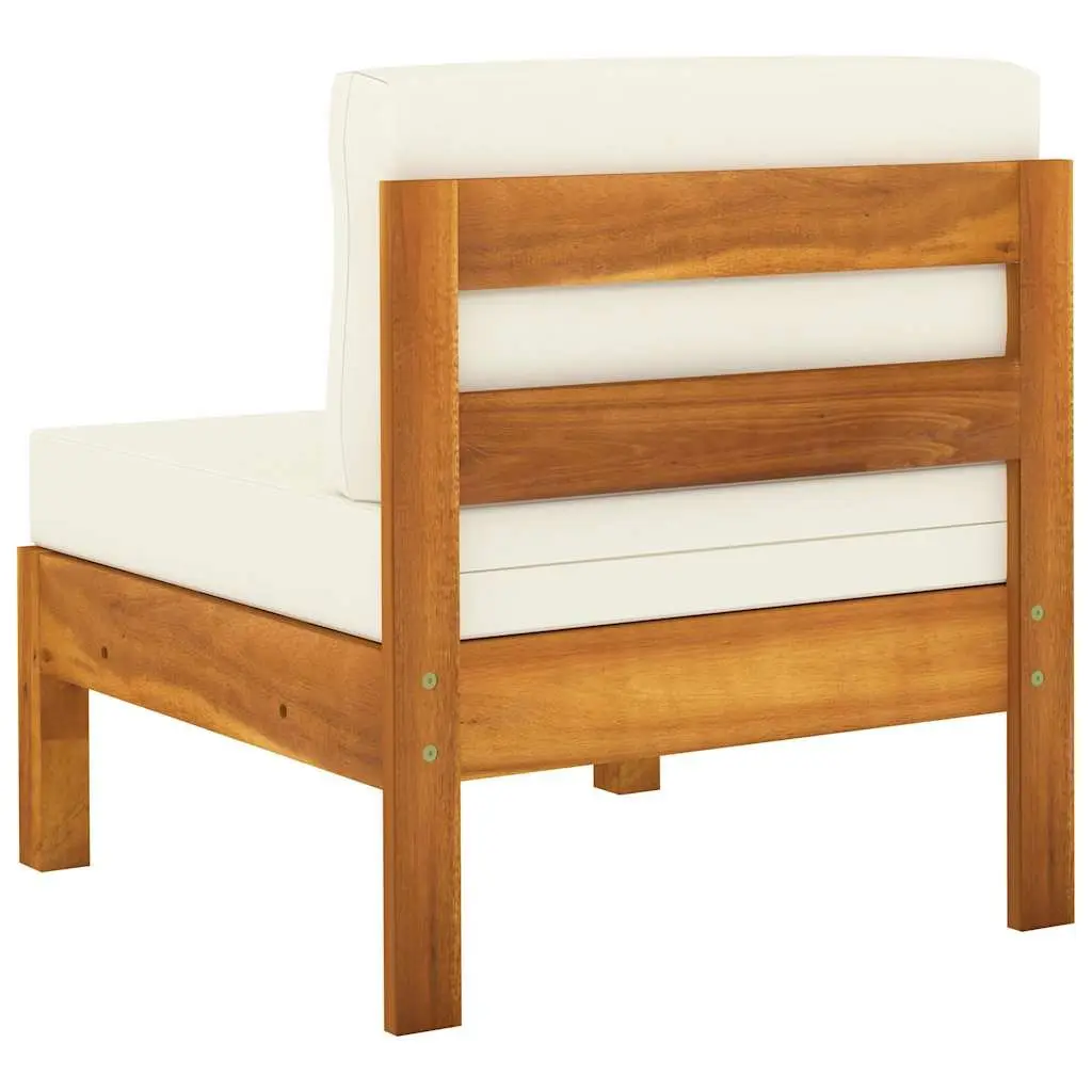Garden Lounge Set 9 Piece Outdoor Furniture with Cushions Acacia Wood Patio