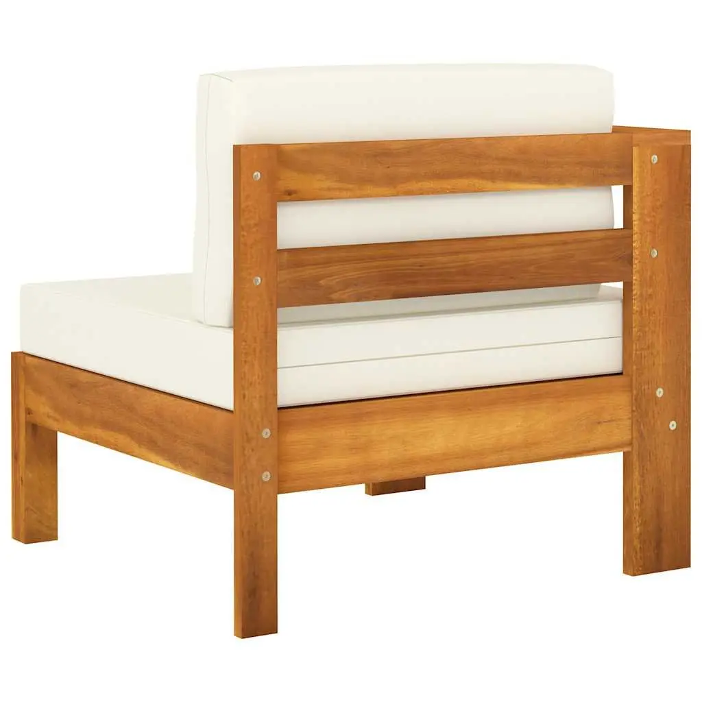 Garden Lounge Set 9 Piece Outdoor Furniture with Cushions Acacia Wood Patio