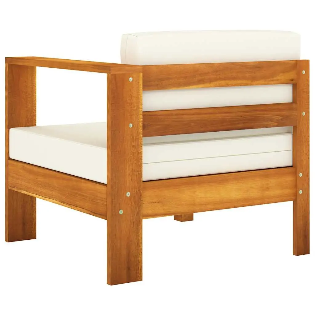 Garden Lounge Set 9 Piece Outdoor Furniture with Cushions Acacia Wood Patio