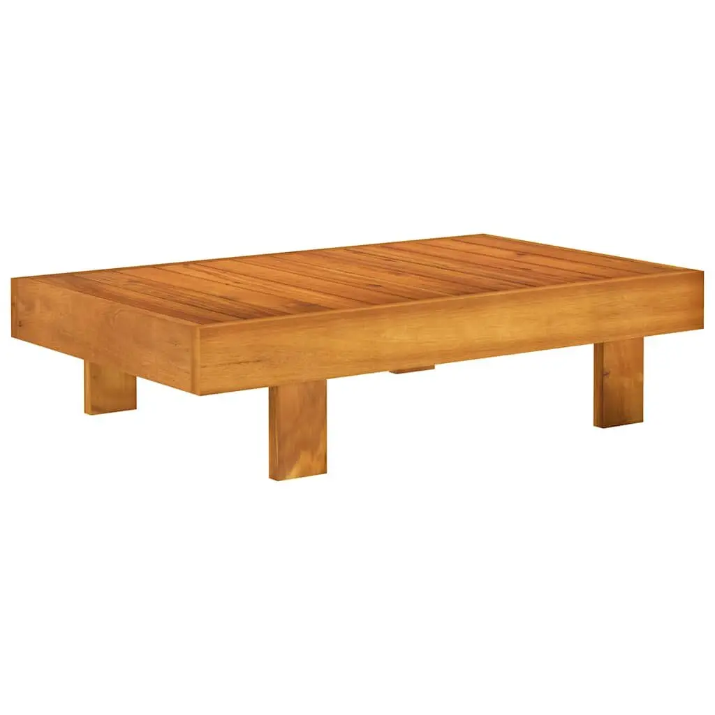 Garden Lounge Set Acacia Wood Grey Cushions 9 Piece Outdoor Furniture