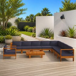 Your New Favorite Outdoor Lounge Set with Grey Cushions