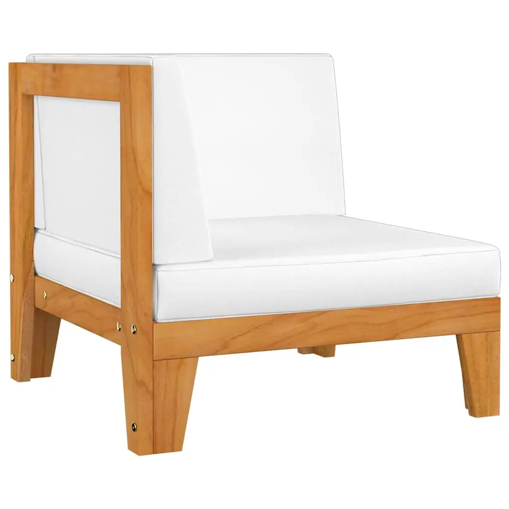 3 Piece Garden Lounge Set Solid Acacia Wood Outdoor Furniture with Cushions