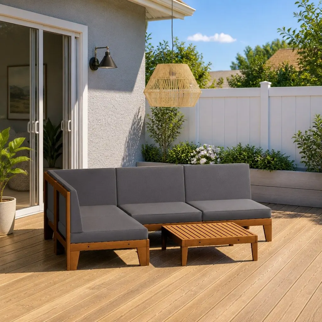 5 Piece Lounge Set for Outdoor Enjoyment