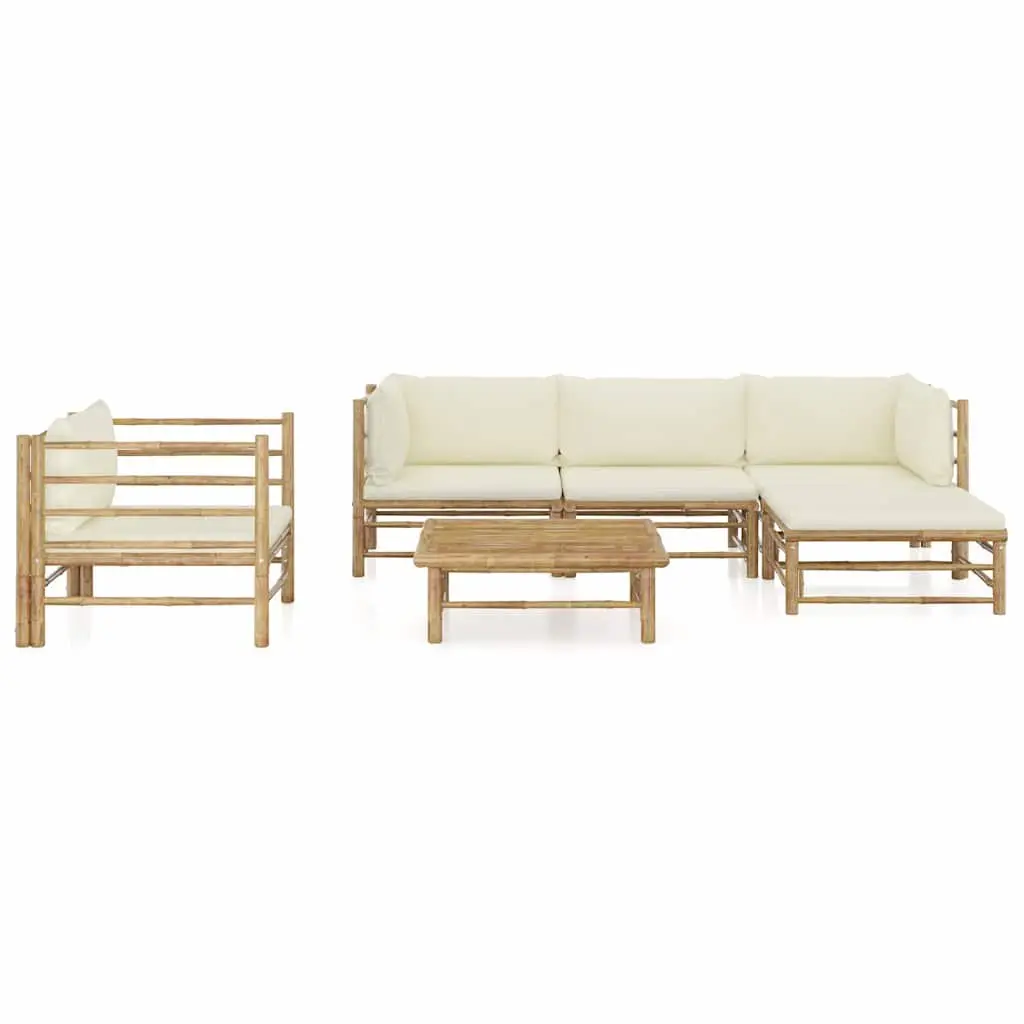 6-Piece Bamboo Lounge Set
