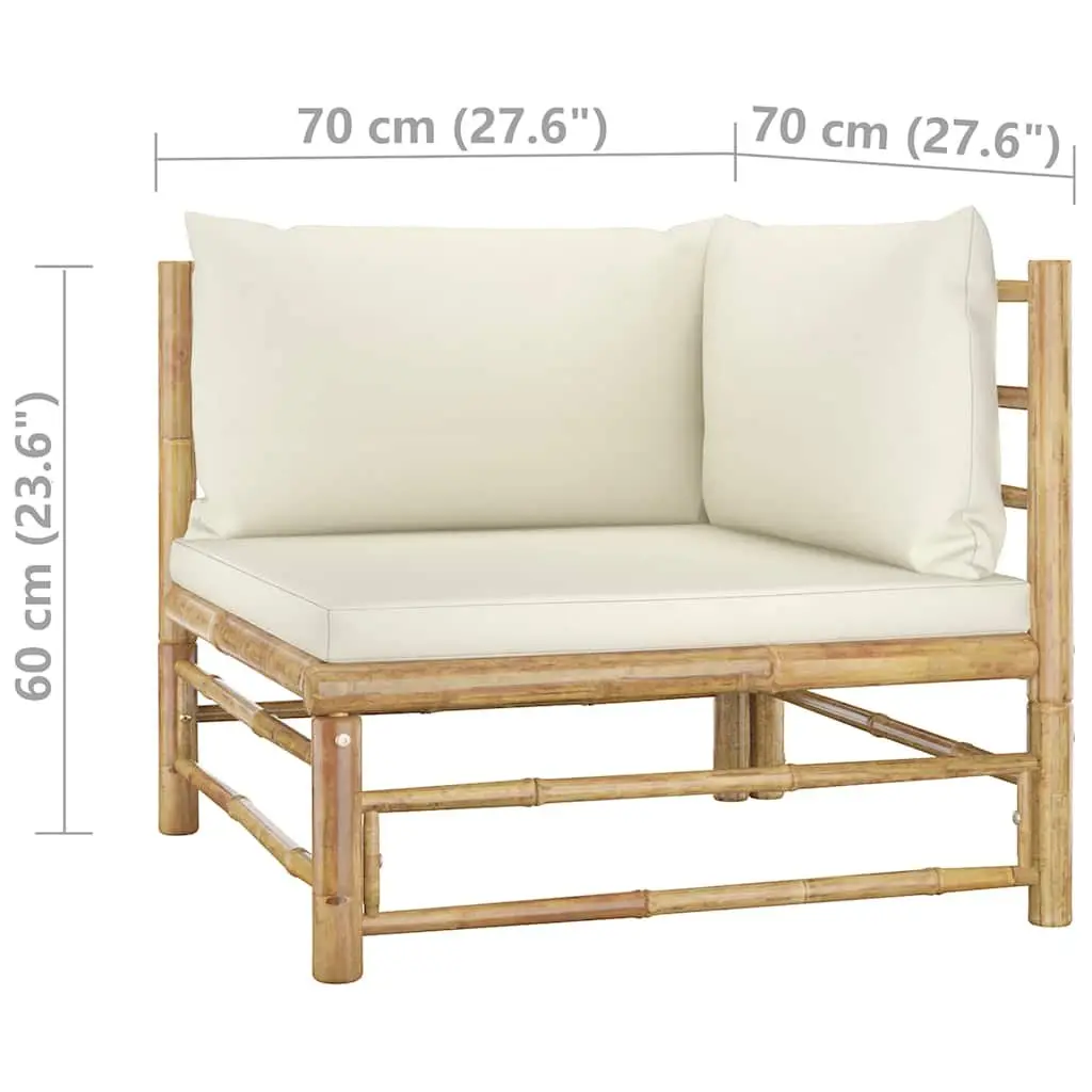 6-Piece Bamboo Lounge Set