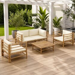 Create Your Relaxation Spot with a Bamboo Lounge Set