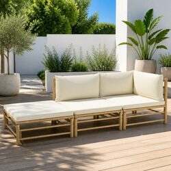 Your Perfect 3 Piece Bamboo Lounge Set for Outdoor Relaxation