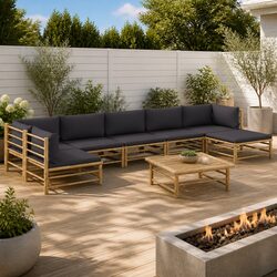 Create Your Own Outdoor Oasis with Our 8-Piece Lounge Set