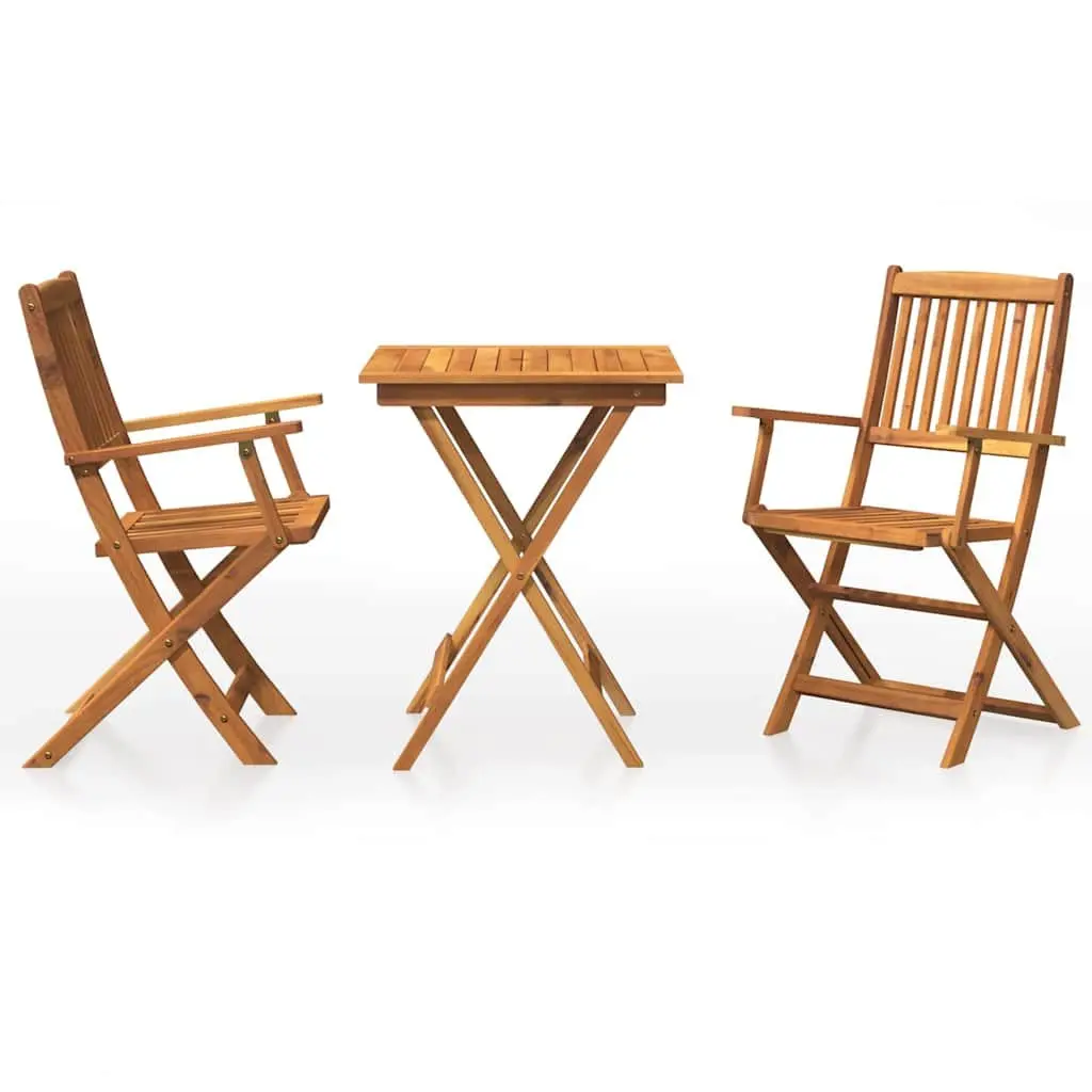 3-Piece Folding Outdoor Dining Set