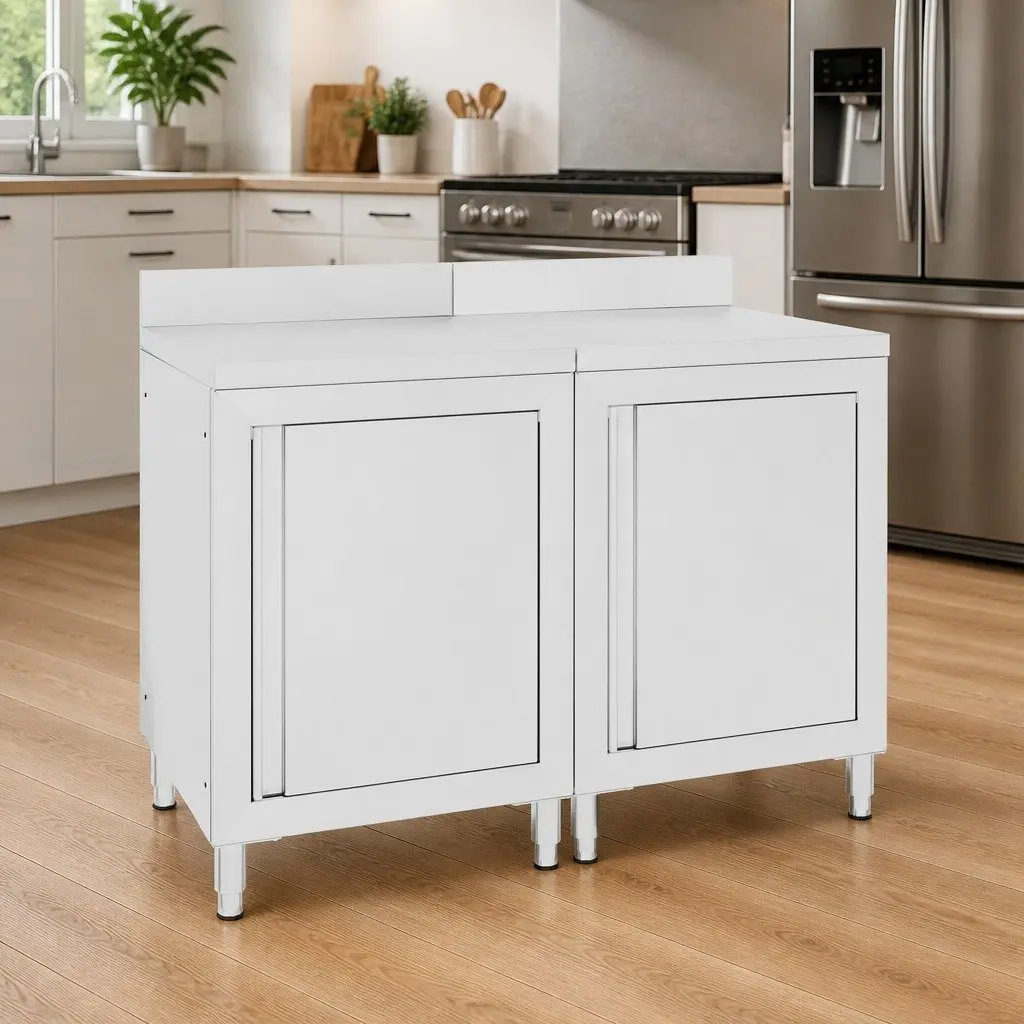 Stainless Steel Work Table Cabinet 120x60x96cm