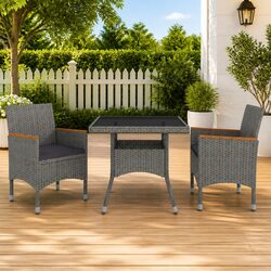 Friendly 3-Piece Garden Dining Set for Your Home