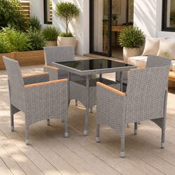 Join Friends with Our 5-Piece Outdoor Dining Set
