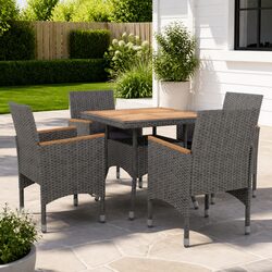 Friendly 5-Piece Outdoor Dining Set for You