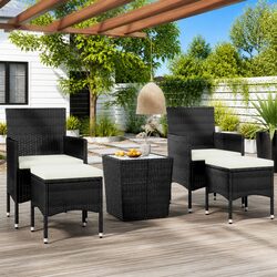 Enjoy Outdoor Dining with Our 5-Piece Bistro Set