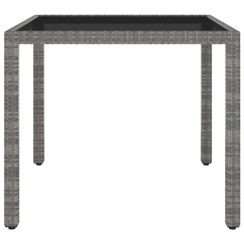 3 Piece Grey Outdoor Dining Set